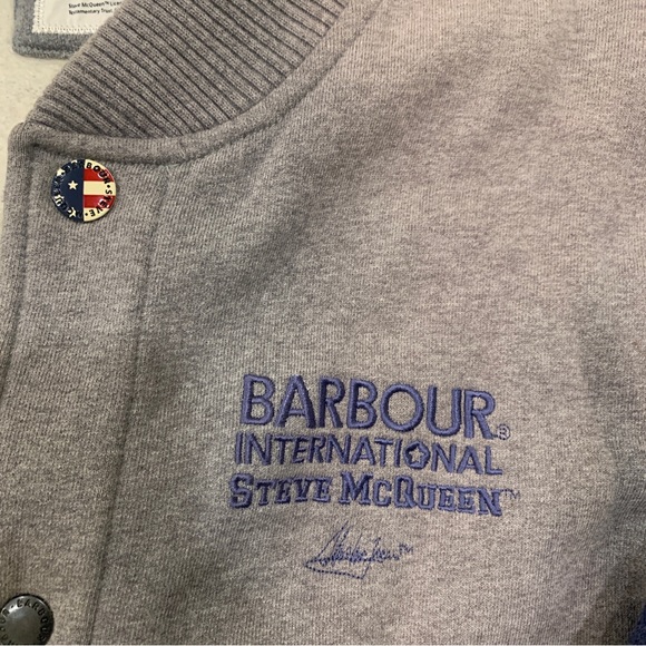 Barbour Steve McQueen edition button up sweatshirt M - Picture 4 of 4